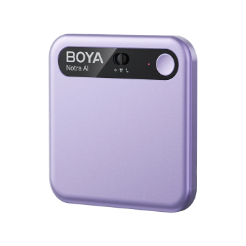 Boya Notra AI Note Taker Purple