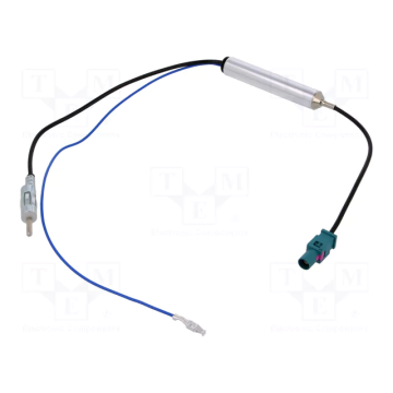 4Carmedia ZRS-S/GOLFV-DIN Fiat,Mercedes,Peugeot,Seat,Skoda,Volkswagen Antenna Adapter