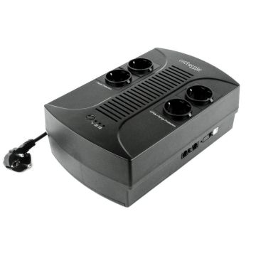 Gembird UPS Energenie Floor 850VA, AVR, LED, 4x Schuko (EG-UPS-002)