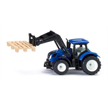 Siku New Holland with pallet fork and pallet (1544)