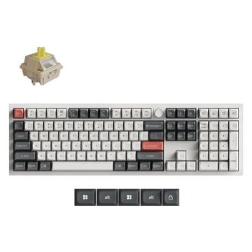 Keychron Q6 Ultra Wireless Keyboard White (Q6U-P4)