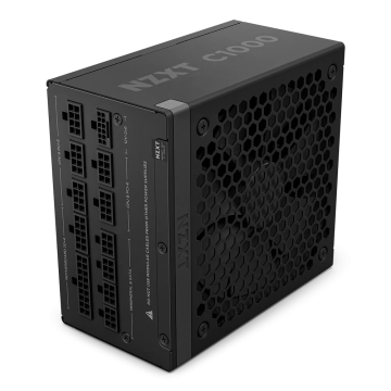 NZXT C1000 Gold ATX 3.1 PSU – 1000W, Fully Modular, Zero Fan Mode, Black (PA-0G2BB-EU)