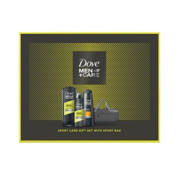 DOVE Men Set: Shower Gel + Deodorant + Shampoo + Sports Bag (8710847975301)