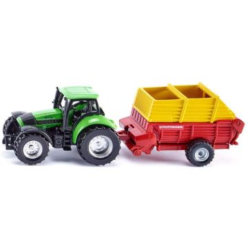 Siku Tractor with Pottinger loader wagon (1676)