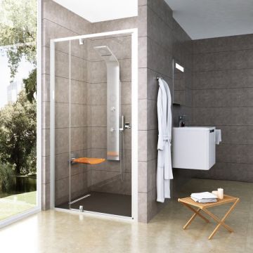 Ravak Dušas Durvis Pivot PDOP2 100cm Balta (03GA0101Z1)