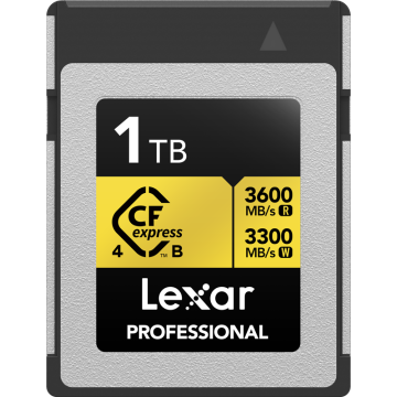 Lexar CFexpress 4.0 Pro Gold R3600/W3300 1TB (LCXEXP4001T-RNENG)