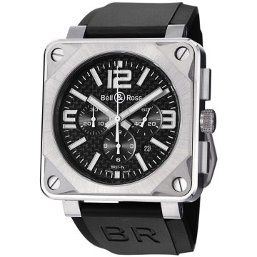 Bell & Ross Aviation Chronograph Men's Watch BR01-94TTNMCRBN