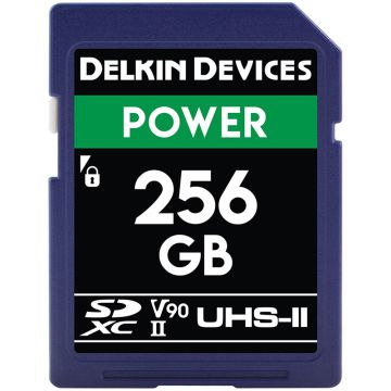 Delkin Power SDXC 256GB Class 10 U3 2000X UHS-II U3 V90 300/250 MB/s (DDSDG2000256)