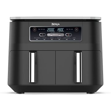 Ninja Air Fryer with 2 Large Frying Compartments, 6 Functions, 2470W 7.6 Litres (AF300EU)