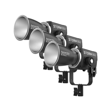 Aputure Storm 80c 3-Light Kit