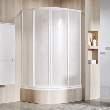 Ravak Shower Corner SKCP4-80 SABINA White + Polystyrene Pearl (31144V10011)