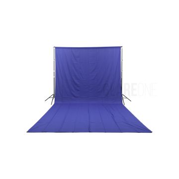 GlareOne Blue Fabric Backdrop 3x6 m