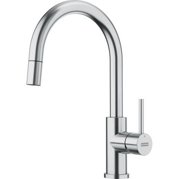 Franke Smart Glenda J Pull Down Side HP SS Jaucējkrāns Hroms (115.0747.474)
