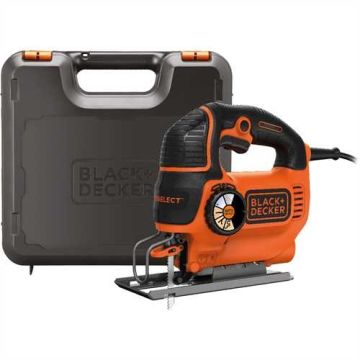 BLACK+DECKER 550W AUTOSELECT® Pendulum Jigsaw with Blade and Kitbox (KS801SEK)