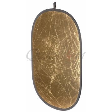 Quadralite Collapsible Reflector Silver-Gold 120x180cm