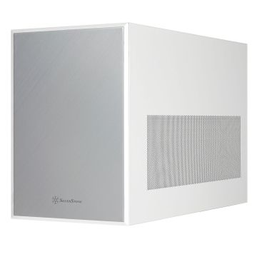 SilverStone SST-SG17W Micro-ATX / Mini ITX Case - white (SST-SG17W)