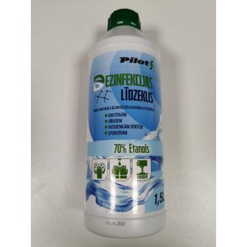 Pilots disinfectant 1.5L 70% ethanol