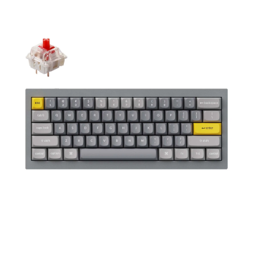 Keychron Q4 Gateron G Pro Red Switch Grey US (Q4-D1)