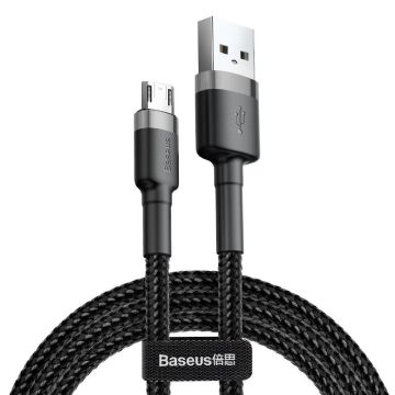 Baseus Cafule Cable USB For Micro 2A 3m Gray+Black (CAMKLF-HG1)