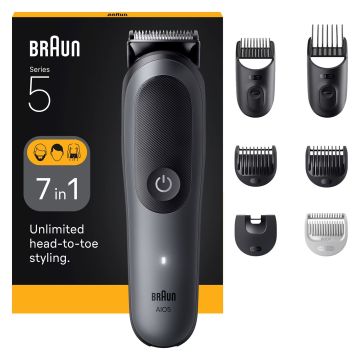 Braun 7-in-1 Grooming Kit Series 5 AIO5520 Black (AIO5520)