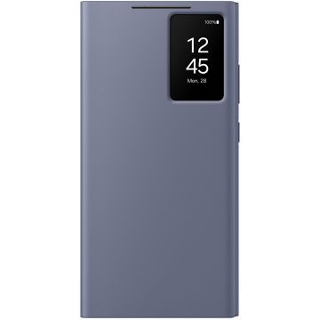 Samsung Smart View Wallet Flip Case for Samsung Galaxy S24 Ultra - Purple (EF-ZS928CVEGWW)