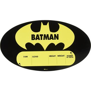 DC Comics Baby Boys Batman Dry Erase Board Pants, Black, No Size, Black, One Size (IBA77057AZ)