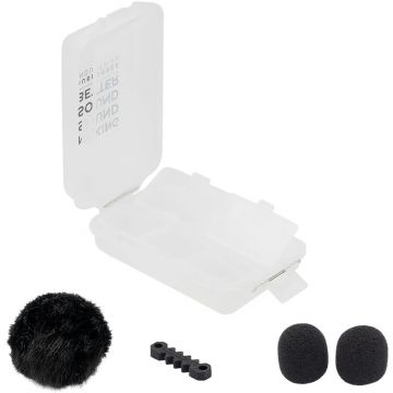 Bubblebee Industries The Outdoor Mic Kit for Sennheiser ME 2-II Lavalier (Black) BBI-OMK-ME2II-BK