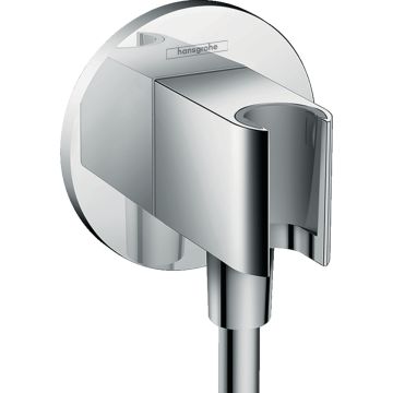 Hansgrohe FixFit Wall Outlet S with Shower Holde Chrome (26487000)