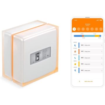 Smart Thermostat for Boiler – Netatmo by Starck, Works with Amazon Alexa, NTH01-DE-EC