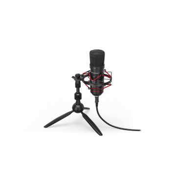Endorfy Solum T Black Condenser Microphone + Stand | 3.5mm
