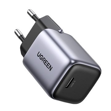 Ugreen Nexode Mini Fast Charger GaN USB C 30W PD, Gray (CD319)