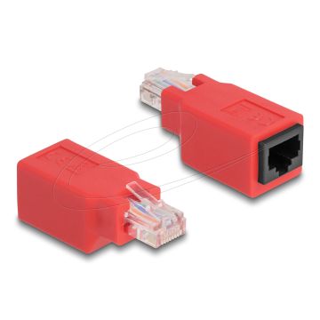 Delock RJ45 Crossover Adapter Plug to Socket (65025)