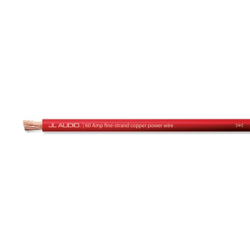 JL Audio JLM-XD-RPW60A-100 60 Amp Premium Power Cable - Red
