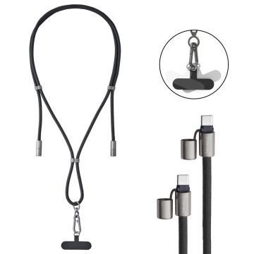 Intenso USB-C to USB-C Cable 1.65m Lanyard Black (7991000)