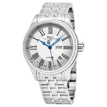 Ball Trainmaster Roman Automatic Men's Watch NM1058D-S4J-WH
