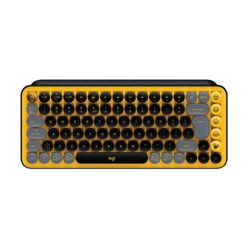 Logitech POP Keys Blast Wireless Mechanical Emoji Keyboard (920-010735)