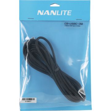 Nanlite USB to USB-C 3 Meter Connecting Cable (CB-USBC-3M)