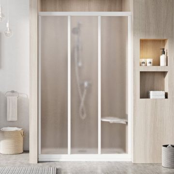 Ravak Shower Doors ASDP3-80 198 White + Glass Grape (00V401R2ZG)