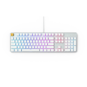 Glorious GMMK The White Ice Edition Full Size (GLO-GMMK-FS-BRN-W)