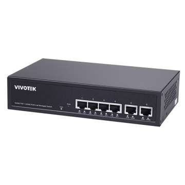 VIVOTEK AW-GEL-065A-060 PoE Switch 4xGE PoE Plus 2xGE UTP