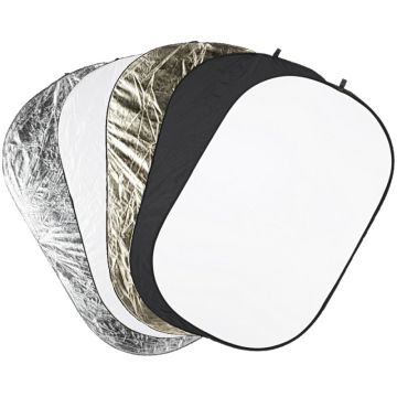 Quadralite Collapsible Reflector 5in1 120x180cm