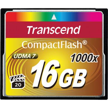 Transcend CompactFlash 16GB UDMA7 160/120 MB/s (TS16GCF1000)