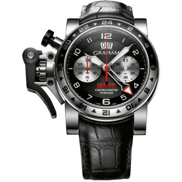 Graham Chronofighter Oversize GMT Steel  Men's Watch 2OVGS.B39A