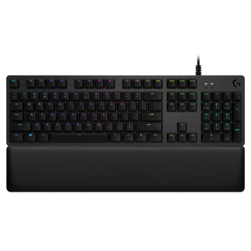 Logitech G513 Lightsync RGB Mechanical Gaming Keyboard Carbon US International GX Blue Switch (920-008934)