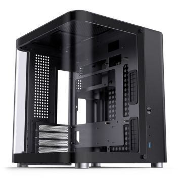 Jonsbo TK-1 2.0 Micro-ATX case, Tempered Glass - black (TK-1 BLACK)