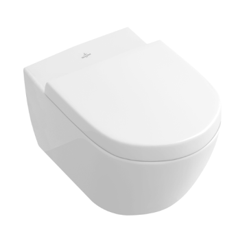 Villeroy&Boch Subway 2.0 Combi-Pack Piekaramais WC ar Soft Close Vāku Balts (5614R201)