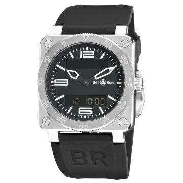 Bell & Ross Aviation Men's Watch BR03-TYPESTEEL