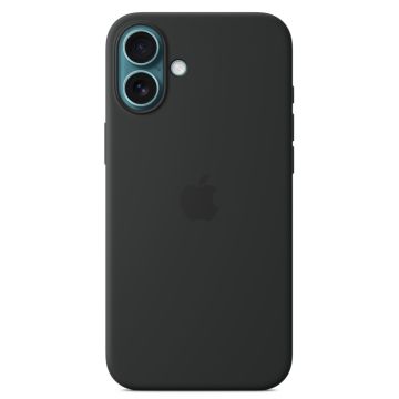 Apple iPhone 16 Plus Silicone Case with MagSafe Black MYY93