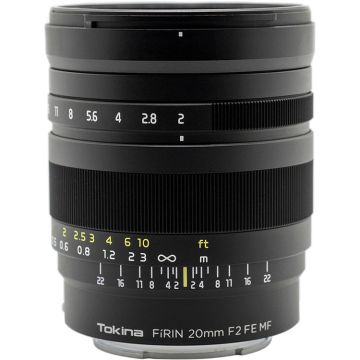 Tokina FiRIN 20mm f/2 FE MF Sony E