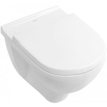 Villeroy&Boch O.novo Wall-Mounted WC with Toilet Seat Coverand SoftClose (5660HR01)